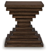 Hannodream Warm Brown End Table by Ashley at Eve Furniture