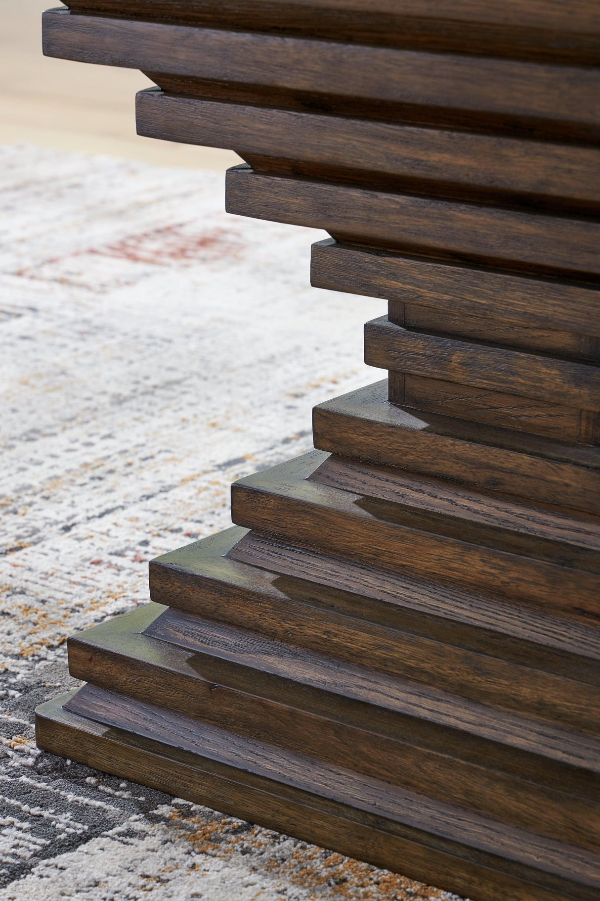 Hannodream Warm Brown End Table by Ashley at Eve Furniture