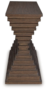 Hannodream Warm Brown Sofa Table by Ashley at Eve Furniture