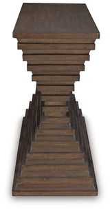 Hannodream Warm Brown Sofa Table by Ashley at Eve Furniture