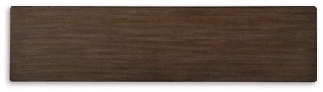 Hannodream Warm Brown Sofa Table by Ashley at Eve Furniture