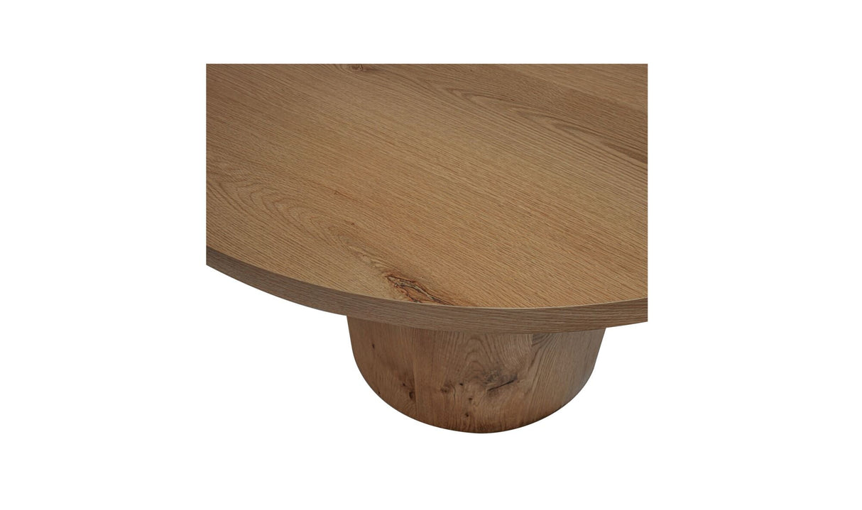 Hansen Dining Table Rustic Oak by Moe's Home at Eve Furniture