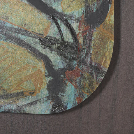 Happenings I by Mercana Studio a Hand Embellished Textured Framed Art Print Matted under Glass by Mercana at Eve Furniture