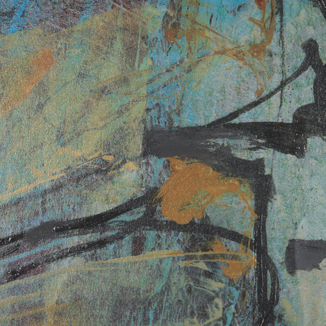 Happenings I by Mercana Studio a Hand Embellished Textured Framed Art Print Matted under Glass by Mercana at Eve Furniture