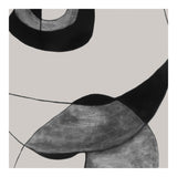 Happiness 1 Abstract Ink Print Wall Decor by Moe's Home at Eve Furniture