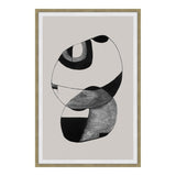 Happiness 1 Abstract Ink Print Wall Decor by Moe's Home at Eve Furniture