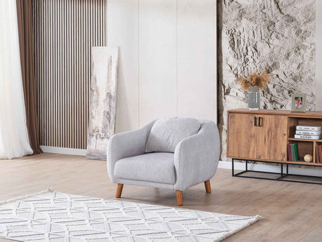 Happy Chair Grey by Furnia at Eve Furniture