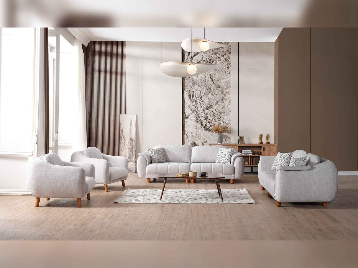 Happy Chair Grey by Furnia at Eve Furniture