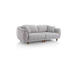 Happy Grey Stationary Sofa by Furnia at Eve Furniture