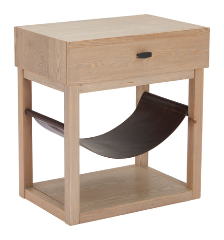 Haram Natural Side Table by Zuomod at Eve Furniture