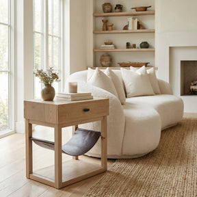 Haram Natural Side Table by Zuomod at Eve Furniture