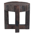 Harbor 24" Side Table with Cross Base in Reclaimed Wood by Home Trends & Design at Eve Furniture