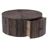 Harbor 32" Coffee Table with Storage Drawer in Reclaimed Hardwood by Home Trends & Design at Eve Furniture