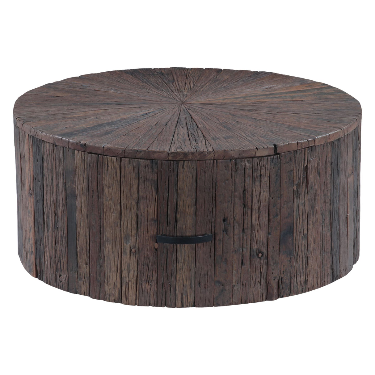 Harbor 32" Coffee Table with Storage Drawer in Reclaimed Hardwood by Home Trends & Design at Eve Furniture