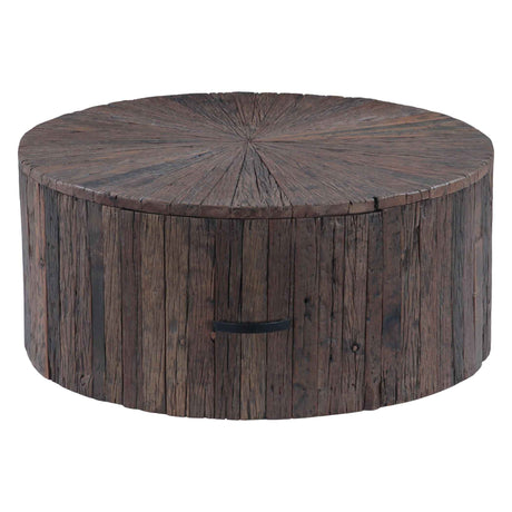 Harbor 32" Coffee Table with Storage Drawer in Reclaimed Hardwood by Home Trends & Design at Eve Furniture