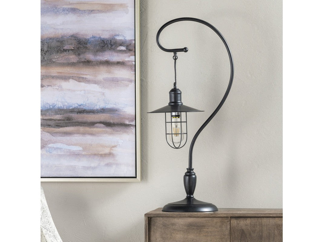 Harbor Side Black Table Lamp (Set of 2) by Crestview at Eve Furniture