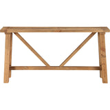 Harby Reclaimed Wood Console Table in Rustic Tawny by Modus Furniture at Eve Furniture