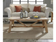 Harby Reclaimed Wood Rectangular Coffee Table in Rustic Tawny by Modus Furniture at Eve Furniture