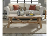 Harby Reclaimed Wood Rectangular Coffee Table in Rustic Tawny by Modus Furniture at Eve Furniture