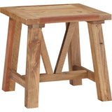 Harby Reclaimed Wood Square Side Table in Rustic Tawny by Modus Furniture at Eve Furniture