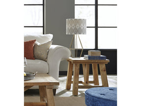 Harby Reclaimed Wood Square Side Table in Rustic Tawny by Modus Furniture at Eve Furniture