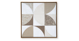 Harelman Tan/Taupe/White Wall Art by ASHLEY FURNITURE at Eve Furniture