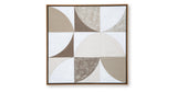 Harelman Tan/Taupe/White Wall Art by ASHLEY FURNITURE at Eve Furniture