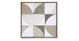 Harelman Tan/Taupe/White Wall Art by ASHLEY FURNITURE at Eve Furniture