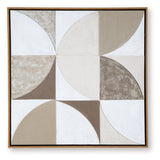 Harelman Tan/Taupe/White Wall Art by ASHLEY FURNITURE at Eve Furniture
