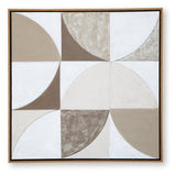 Harelman Tan/Taupe/White Wall Art by ASHLEY FURNITURE at Eve Furniture