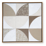 Harelman Tan/Taupe/White Wall Art by ASHLEY FURNITURE at Eve Furniture