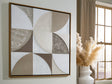 Harelman Tan/Taupe/White Wall Art by ASHLEY FURNITURE at Eve Furniture