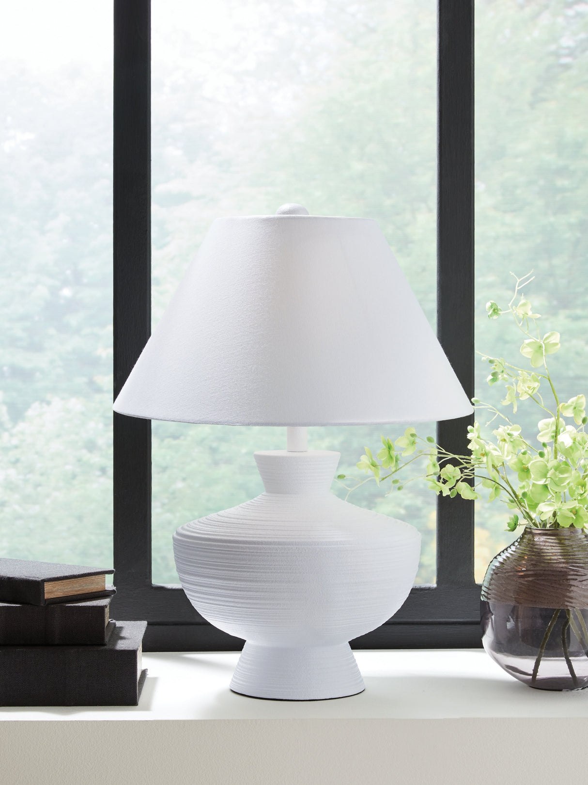 Harelwood White Table Lamp by Ashley at Eve Furniture