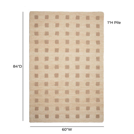Hari Natural Hand-Tufted Rug by TOV Furniture at Eve Furniture