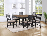 Harington 6-Piece Dining Set(Table,Bench & 4 Side Chairs) by Steve Silver at Eve Furniture