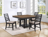 Harington 6-Piece Dining Set(Table,Bench & 4 Side Chairs) by Steve Silver at Eve Furniture