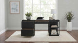 Harkes Coffee Bean 75-inch 3-drawer Computer Desk with Adjustable Shelf by Coaster at Eve Furniture