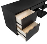 Harkes Coffee Bean 75-inch 3-drawer Computer Desk with Adjustable Shelf by Coaster at Eve Furniture