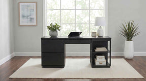 Harkes Coffee Bean 75-inch 3-drawer Computer Desk with Adjustable Shelf by Coaster at Eve Furniture