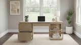 Harkes Light Elm 75-inch 3-drawer Computer Desk with Adjustable Shelf by Coaster at Eve Furniture