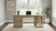 Harkes Light Elm 75-inch 3-drawer Computer Desk with Adjustable Shelf by Coaster at Eve Furniture