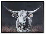Harlandale Black/White/Brown Wall Art by Ashley at Eve Furniture