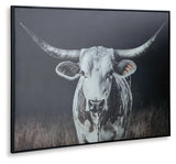 Harlandale Black/White/Brown Wall Art by Ashley at Eve Furniture