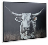 Harlandale Black/White/Brown Wall Art by Ashley at Eve Furniture