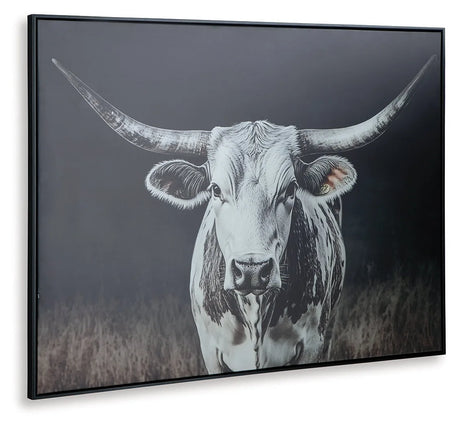 Harlandale Black/White/Brown Wall Art by Ashley at Eve Furniture