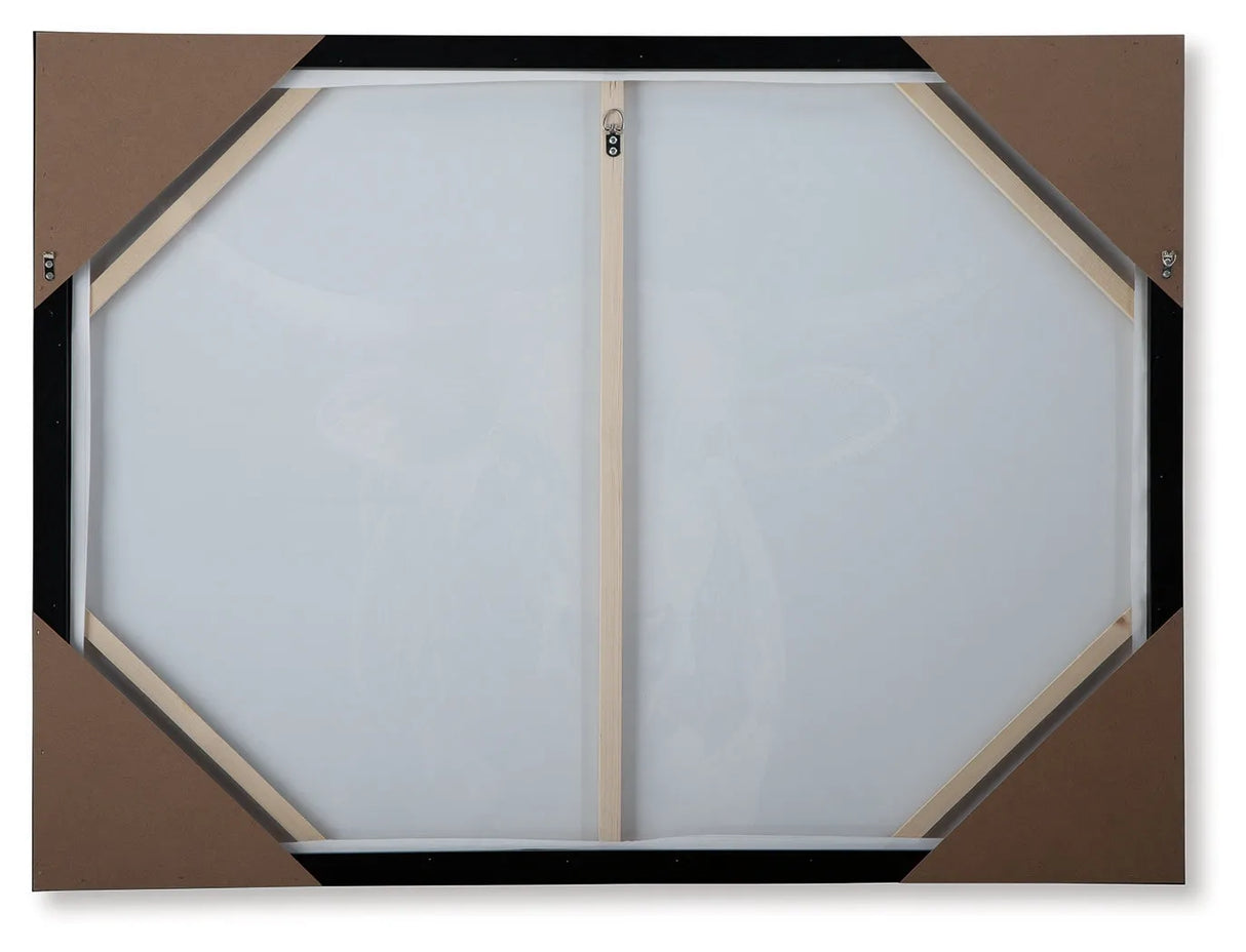 Harlandale Black/White/Brown Wall Art by Ashley at Eve Furniture