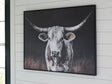 Harlandale Black/White/Brown Wall Art by Ashley at Eve Furniture