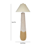 Harlee Natural Woven Floor Lamp by TOV Furniture at Eve Furniture