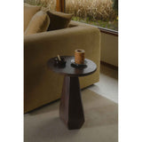 Harley Dark Brown Side Table by Moe's Home at Eve Furniture