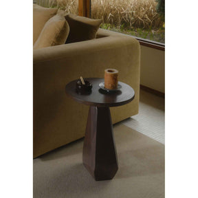 Harley Dark Brown Side Table by Moe's Home at Eve Furniture